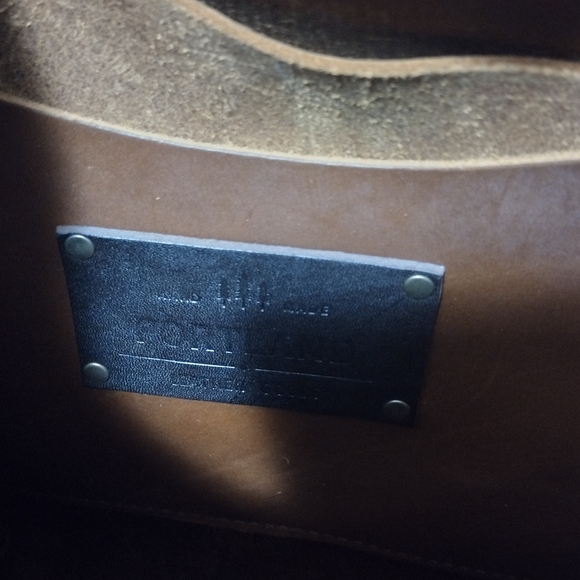 Elegant Brown Leather Tote Bag